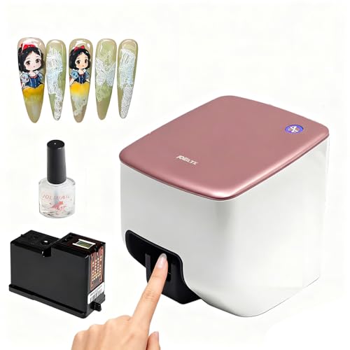 factildfulzhan 3D Smart Art Nail Printer, High Resolution 4800DPI Nail...