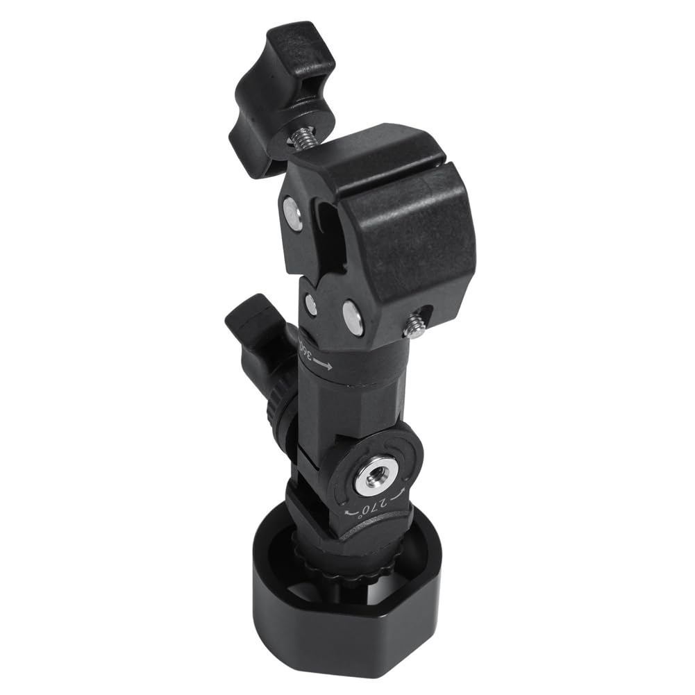 Ijsdnvjndx Black For Mini Rv Aluminum Alloy V4 Signal Bracket With High Clamping Force Metal Mounting Base