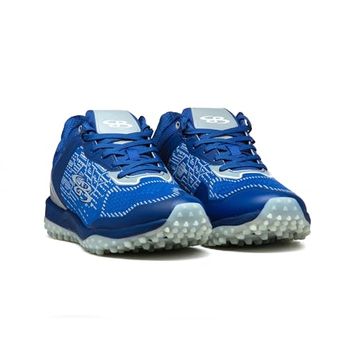 Boombah M2306501-01 RB/GY-11 Viper Pureknit Men'S Turf Royal/Gray thumb #3