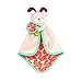 B. Toys - B. Snugglies - Fluffy Bunz The Bunny Security Blanket - Adorable Baby Blankie with Soft Fabric