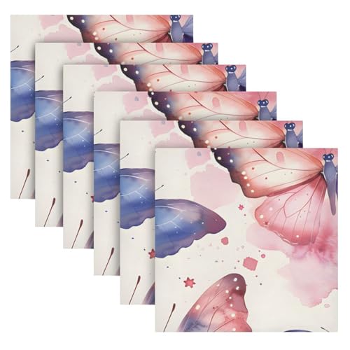 Servilletas de Tela Multicolor de 20x20 pulgadas Pack 6 miniatura 2