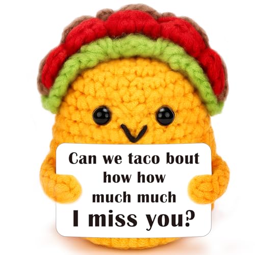 Mini Gifts for Him Her Couple Valentine’s Day Handmade Crochet Taco Romantic Anniversary...