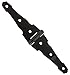 National Hardware N109-036 HingeStrap4 Blk