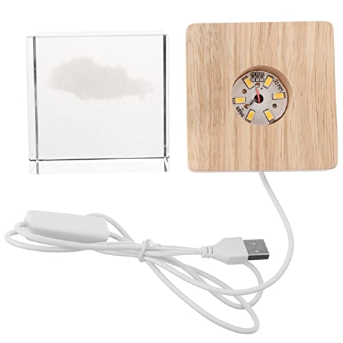 SHINEOFI Decorativa USB Con Base Ambiente Para Dormitorio y Fiesta Crystal Cube Night Light Para Hogar y