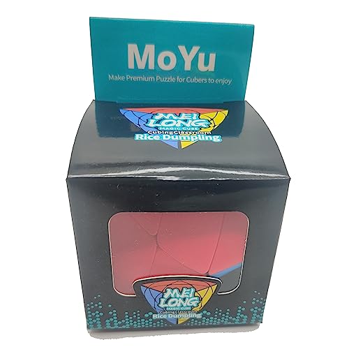 Image of HAWKISTER Kid Moyu Mfjs Meilong Mastermorphix Cube 3X3X3 Stickerless Pyramid Speed Cube Puzzle, Age 6 Years+