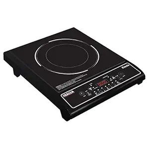 INALSA Krevia Induction Cooktop 2000 Watt|8 Power Mode (600 W - 2000 W)|8 Temperature Levels (80 degreeC - 270 degreeC)|Long Timer Selection|Over Heat Protection|Environment Friendly|ISI Approved