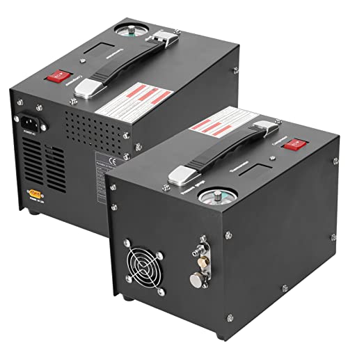 Compresseur d'air 4500 PSI électrique pompe portable haute pression avec baromètre - 6