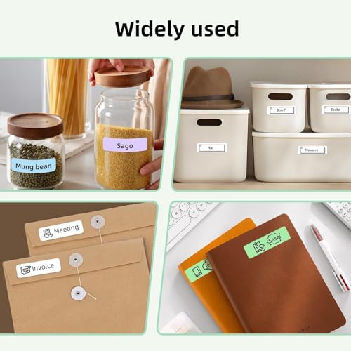 ORGSTA S001 Label Maker Machine with Tape, Portable Bluetooth Label Maker for Home and Off - image 8