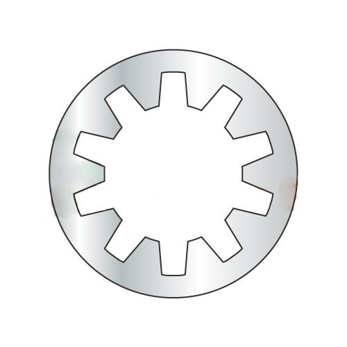 M3 Internal Tooth Lock Washers/Steel/Zinc / DIN6797J / Outer Diameter: 6.1-6.5 mm/Thickness Range : .415 - .485 mm (Carton: 10,000 pcs)