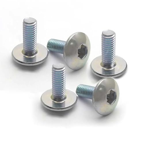 5 10 20 ^tbgۓZplW{g M6 6mm 12 16 20mm  I[goC XN[^[ ATV ybg vX`bNJo[ɓK(5pcs M6X20 (Silver))