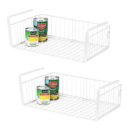 NEX Under Shelf Basket, 2-Pack Under Cabinet Hanging Storage Wire Basket Organizer (14.17