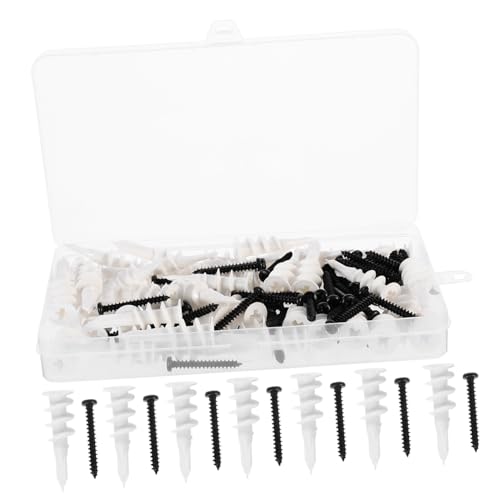 ULTECHNOVO 100pezzi Tasselli Di Ancoraggio Per Muro Cartongesso Fissaggi Stabili e Sicuri Per Pareti Cavi Realizzati Resistente Facili Da Installare Per Uso Domestico e Fissaggi Vari