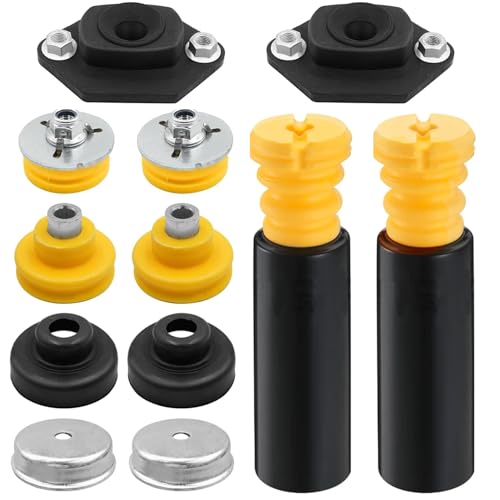 SUSUPACi Rear Shock Mount Bump Stop & Dust Boot Set Compatible with BMW E82 E87 E88 E90 E92 128i 135i 323i 325xi 328i 328xi 330i 335i 335d Replaces 33506767010 33526768544 33536767334 33506771738