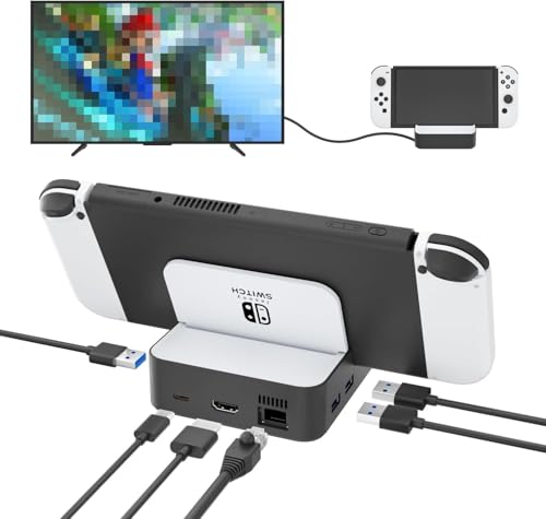 MVIIOE Upgraded Switch TV Dock for Nintendo Switch 1/Switch OLED