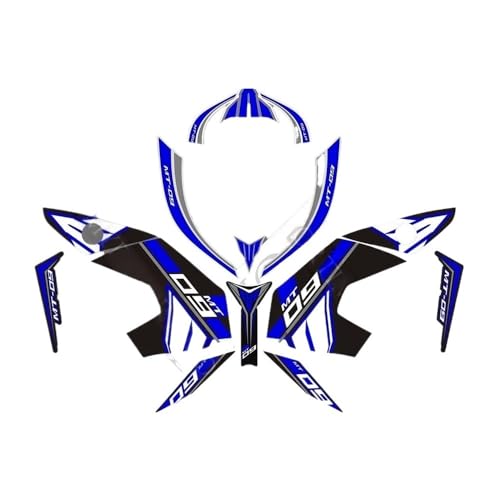 Protège réservoir moto anti-glisse MT09 protection genou