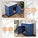 LDarqeer 30 Inch Bathroom Vanity with Ceramic Sink, Easy Tool-Free Installation Modern Farmhouse Sink Cabinet for Bathroom Remodel (Blue)
