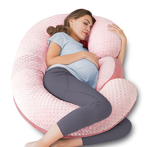 Queen Rose E Shaped Pregnancy Pillows For Sleeping cover