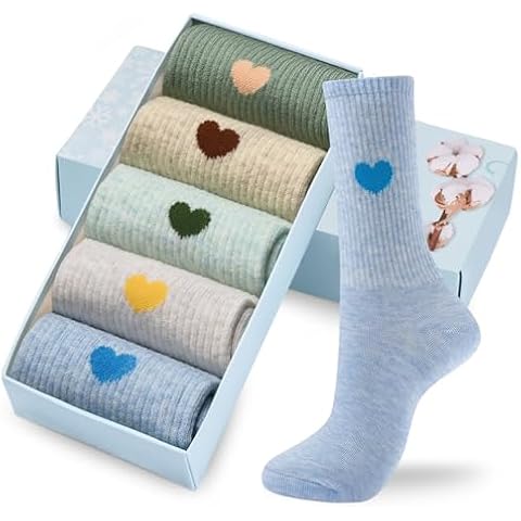 Corlap Women's Crew Socks Ankle High Cotton Fun Cute Athletic Running Socks Gifts Cover