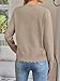 LILLUSORY Womens Cardigan Sweaters Long Sleeve Casual Lightweight Button Down V-Neck Fall Clothes 2025 Khaki L