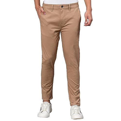 Image of Red Tape Casual Chinos for Men | Grey | Solid Woven Chinos | Skinny |Comfortable & Breathable | Durable & Moisture Absorbent | Cotton Chinos for Men