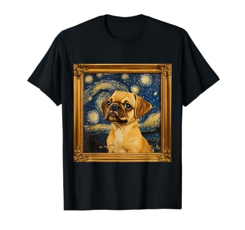 Pug Starry Night - Pug T-Shirt
