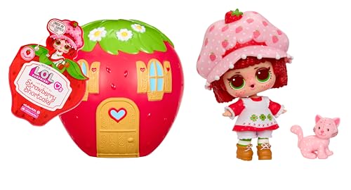LOL Surprise Loves The World of Strawberry Shortcake Tots with Scented Dolls, Pets, and Transforming Strawberry House Playset – Gift for Kids Ages...