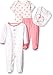 Rene Rofe Baby Girls' 4pc Take-Me-Home-Set with Bodysuit, Bib, Pant and Coverall