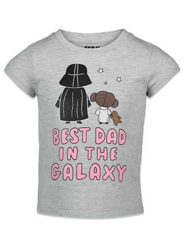 STAR WARS Darth Vader Father's Day Girls T-Shirt Toddler to Big Kid
