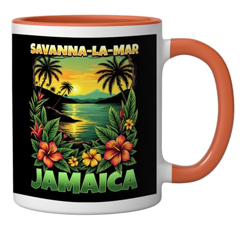 Taza de cerámica Savanna-La-Mar Jamaica 11 onzas miniatura 2