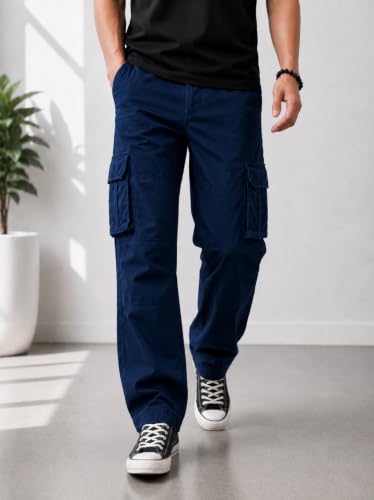 Image of Tagas Men Plus Flap Pocket Side Drawstring Waist Cargo Pants || Trousers Casual Pant || Cargo Pant || Jeans Pant || Track Pant for man ||MC-8