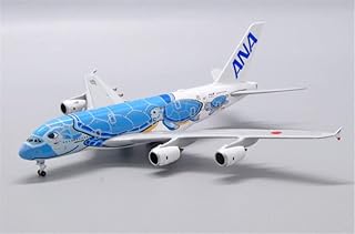 JC Wings ANA Airlines for Airbus A380 JA381A Blue Sea Turtle 1/500 DIECAST Aircraft Pre-Built Model