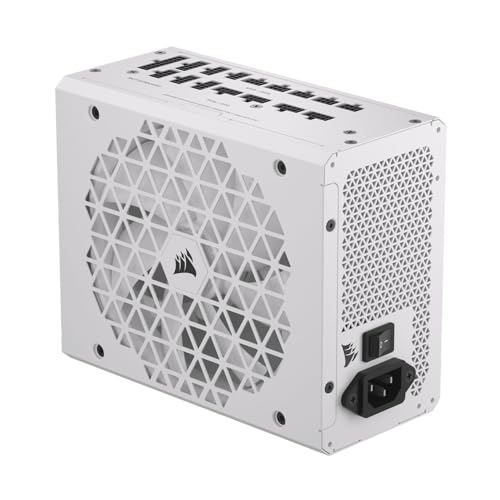 Image of CORSAIR RM1200x Shift Fully Modular ATX Power Supply - 80 Plus Gold - ATX 3.0 - PCIe 5.0 - Zero RPM - Modular Side Interface - White