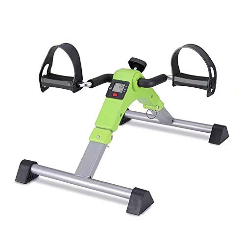 TIEHH Ejercitador de Pedal Ajustable portátil para Brazo, piernas, Aptitud física Interior Entrenamiento de rehabilitación de Bicicletas Máquina de Fisioterapia para Ancianos