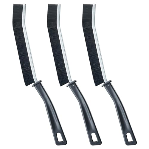 ECARDELLA 3-Piece Crevice Cleaning Brush Set for Window Sill, Gap, and Seam - Versatile Cleaning Tools for Home and Bathroom
