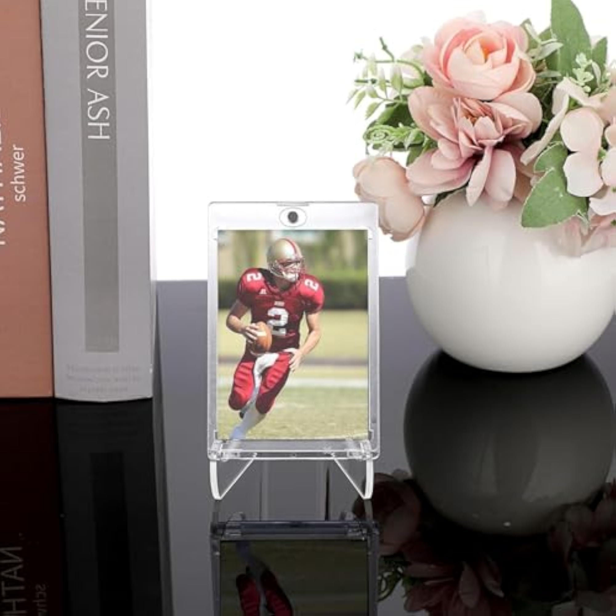 Acrylic Clear Display Easel with Deep Support Shelves