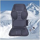 EXEROS Masajeador Espalda y Cuello, FuncióN de Calor Masajeador Espalda, ColchóN de Masaje por VibracióN Usar En Casa,Oficina