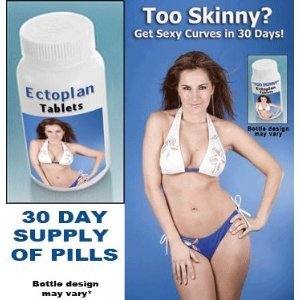 Gain Weight Fast with safe Weight Gain Pills - "Too Skinny" - Super Strength Ectoplan Tablets (women) - Great Diet Supplement! Excellent weight gainer