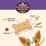 Old Mother Hubbard Wellness P-Nuttier Dog Biscuits, Natural, Training Treats, Peanut Butter Flavor, Mini Size, (20 Ounce Bag) - Image 3