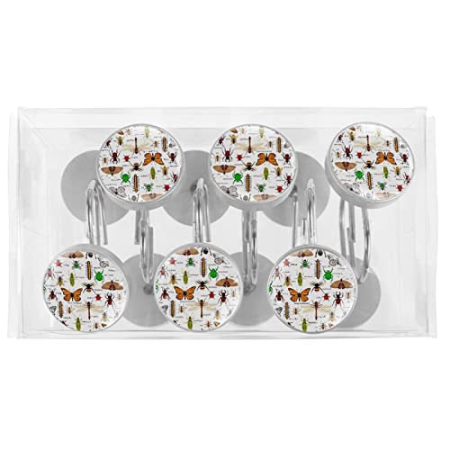 Crochets pour rideau de douche en acier inoxydable finition haute précision - 6