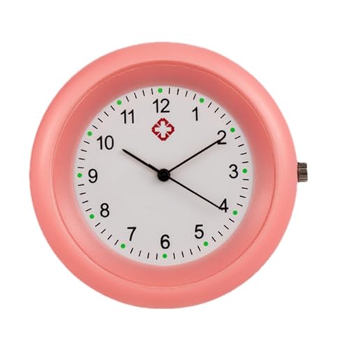 聴診器時計クリップオン - 看護師用聴診器チェストウォッチ | 医療アイコン付きクリップオン防水ブローチフォブ懐中時計 |医療専門家、看護師、臨床スタッフ向けの正確な聴診器アクセサリー