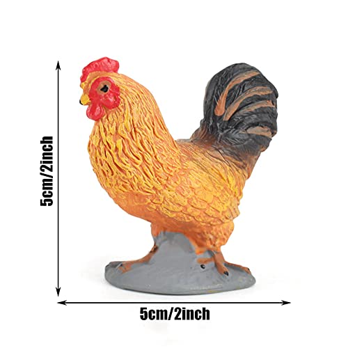 TOBOYO Geflügel Huhn Ente Gans Figur 3-teiliges Set Bauernhoftier Modell Früherziehung Pädagogisches Spielzeug Tier… – Bild 6