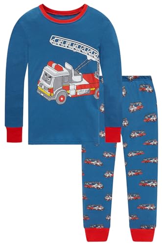 Cotton 4 Piece Pajamas Boys Long Sleeve Sets Toddler Boys Pjs Kids Sleepwear Sets3