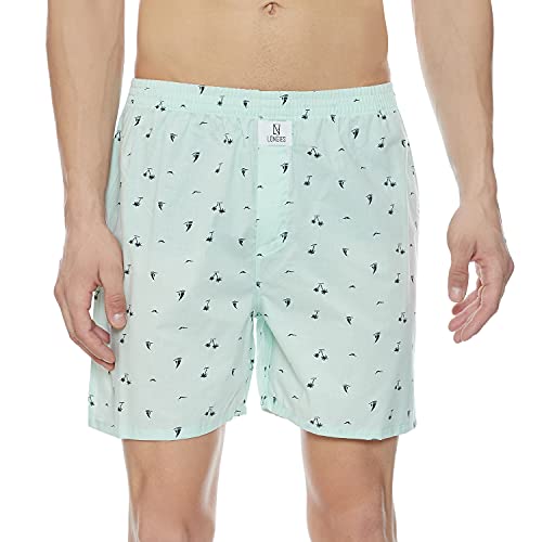 Image of Longies Men's Cotton Printed Regular Boxer Shorts