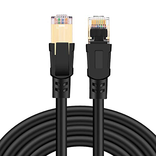 Cat8 Ethernet Cable High Speed SSTP LAN Cables 40Gbps 2000Mhz Network Patch Cable for Gaming, Router, Modem, PC, PS4 (3ft) - Thumbnail 3