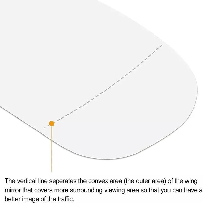 Verre rétroviseur remplacement gauche bleu dégivrant pour E87 E88 E90 E91 - 3