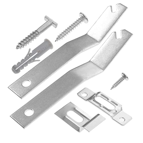 Gatuida 2sets Picture Hanging Kit Security Hooks of Museum-Grade -Theft Frame Accessories for Hotels and Art Galleries Wall Mounting Hardware for Artwork Display