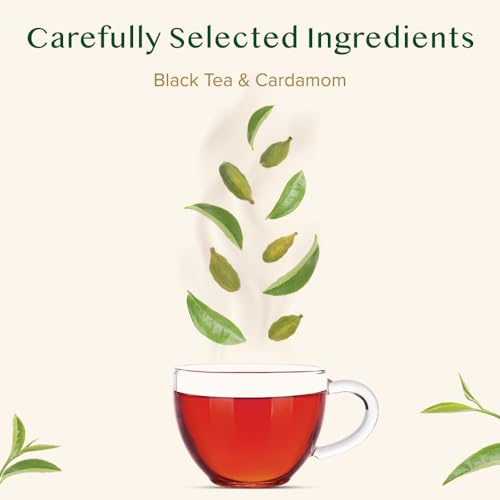 Image of VAHDAM Cardamom Chai Tea Loose Leaf (3.53oz|50+ Cups) Indian Masala Chai
