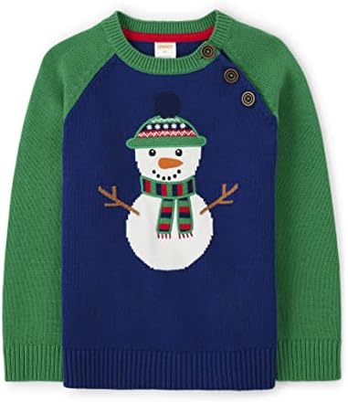 Gymboree Boys and Toddler Long Sleeve Sweaters, Holiday Exp Snowman, 6
