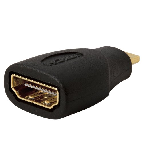 Cmple - Micro HDMI Male to HDMI Female Adapter, HDMI Micro to HDMI Connector, HDMI Female (Type-A) to Micro HDMI Male (T