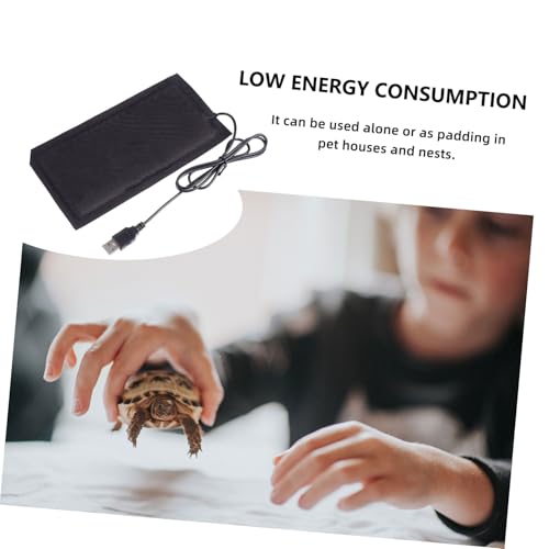 Alfombrilla calefactora para reptiles USB portátil miniatura 5